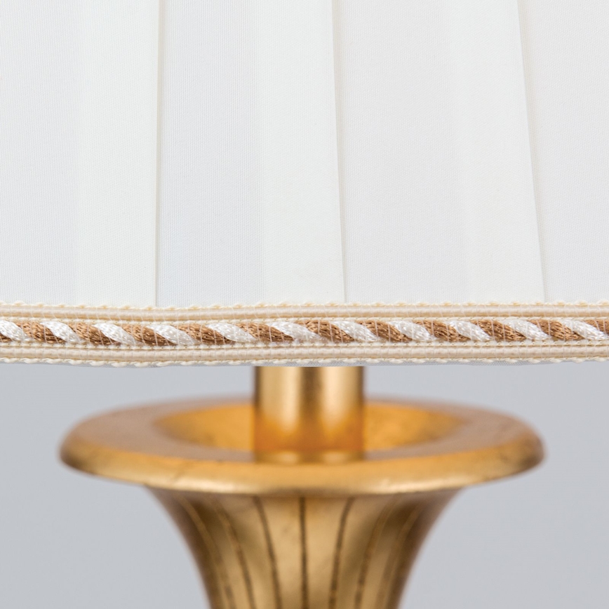 Lampa podłogowa FONSA 1xE27/60W/230V biały/złoty