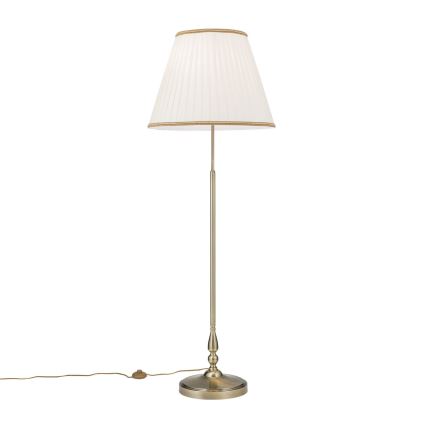 Lampa podłogowa TONIA 2xE27/60W/230V 154 cm biały/brąz