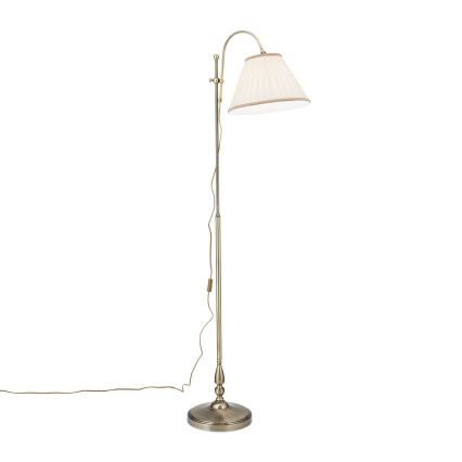 Lampa podłogowa TONIA 1xE27/60W/230V 183 cm biały/brąz