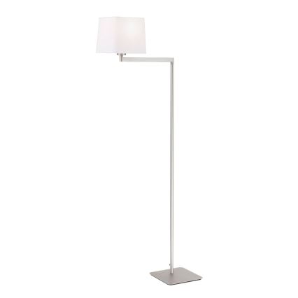 Lampa podłogowa CARLTON 1xE27/40W/230V biały/matowy chrom