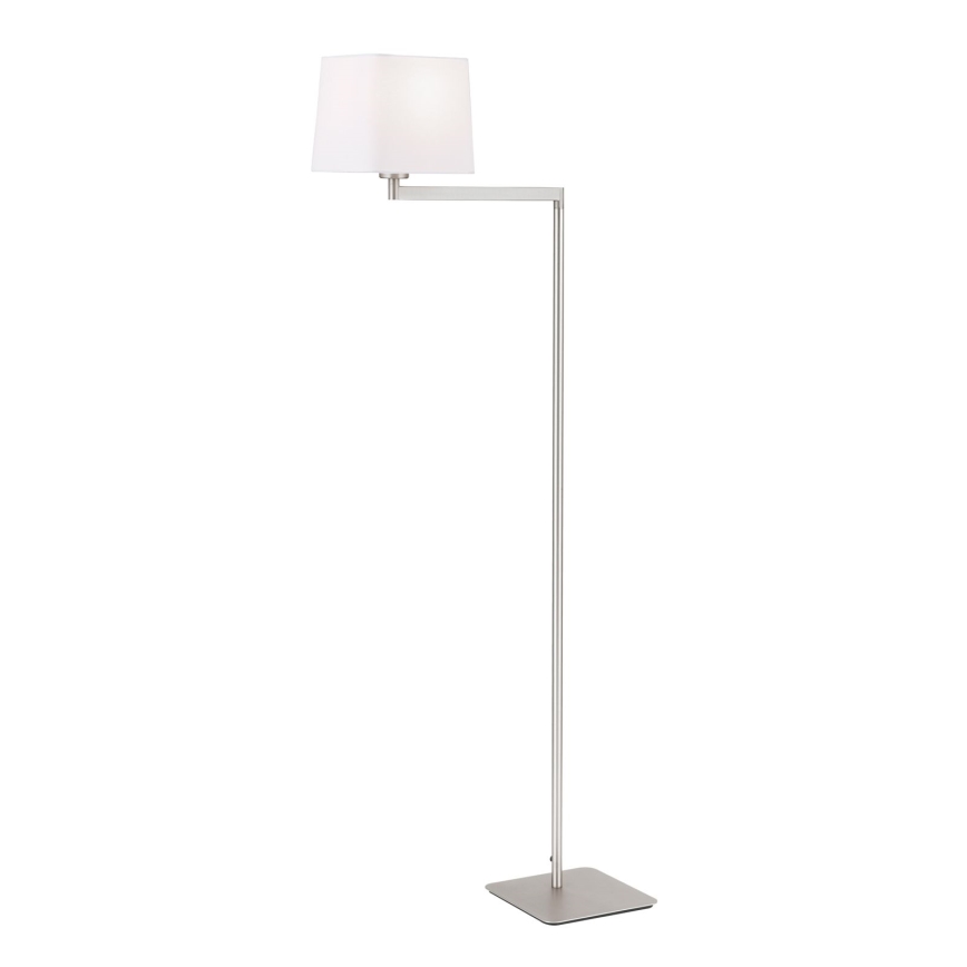 Lampa podłogowa CARLTON 1xE27/40W/230V biały/matowy chrom