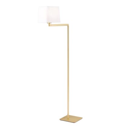 Lampa podłogowa CARLTON 1xE27/40W/230V biały/złoty