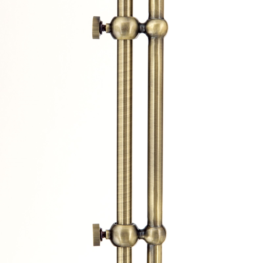 Lampa podłogowa OLD LAMP 1xE27/40W/230V biały/mosiądz