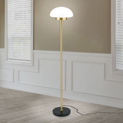 Lampa podłogowa SPARTA 1xE27/40W/230V złoty/czarny