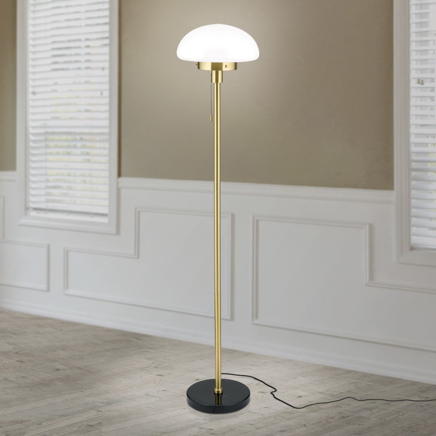 Lampa podłogowa SPARTA 1xE27/40W/230V złoty/czarny