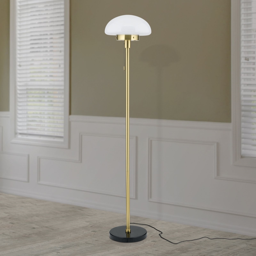 Lampa podłogowa SPARTA 1xE27/40W/230V złoty/czarny
