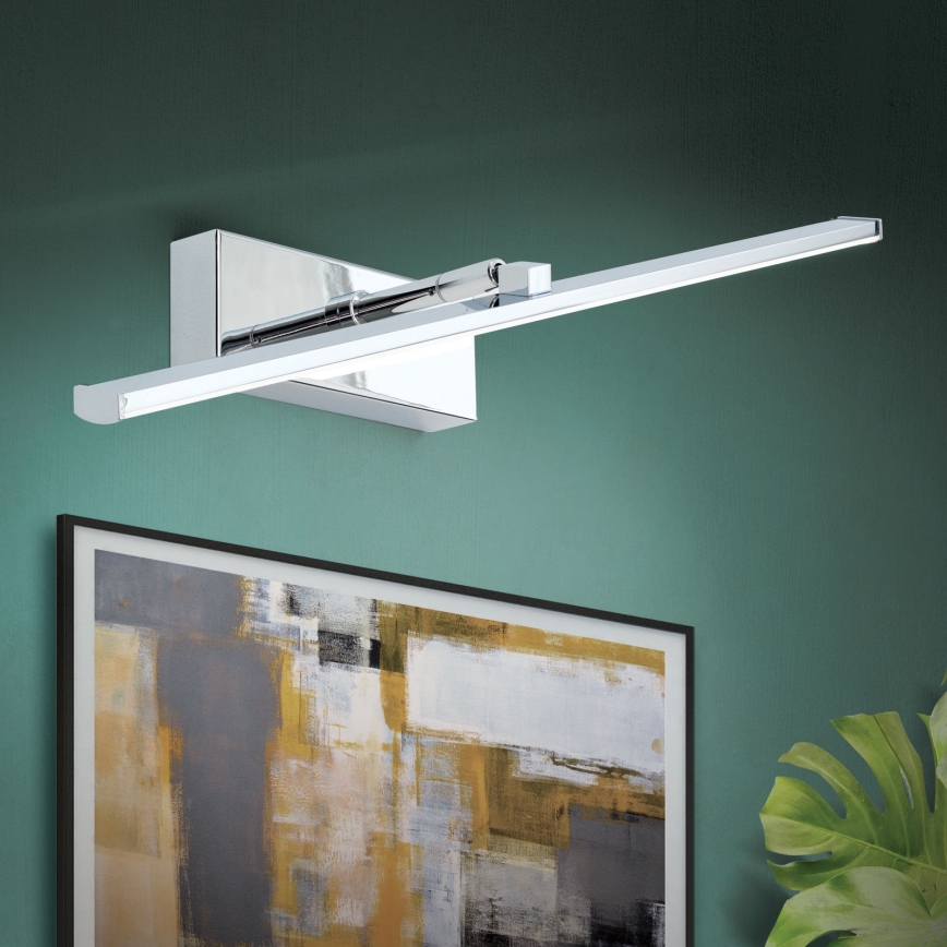 LED Kinkiet galeryjka PUBLIO LED/10W/230V 50 cm chrom błyszczący