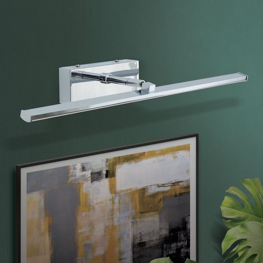 LED Kinkiet galeryjka PUBLIO LED/10W/230V 50 cm chrom błyszczący
