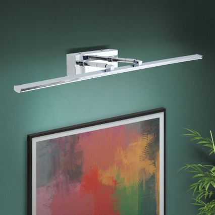 LED Kinkiet galeryjka PUBLIO LED/15W/230V 75 cm chrom błyszczący