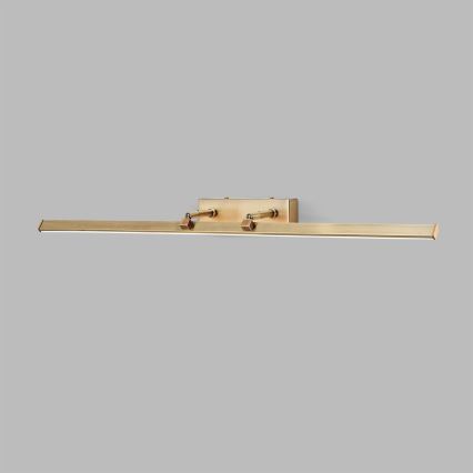 LED Kinkiet galeryjka PUBLIO LED/15W/230V 75 cm złoty/patyna