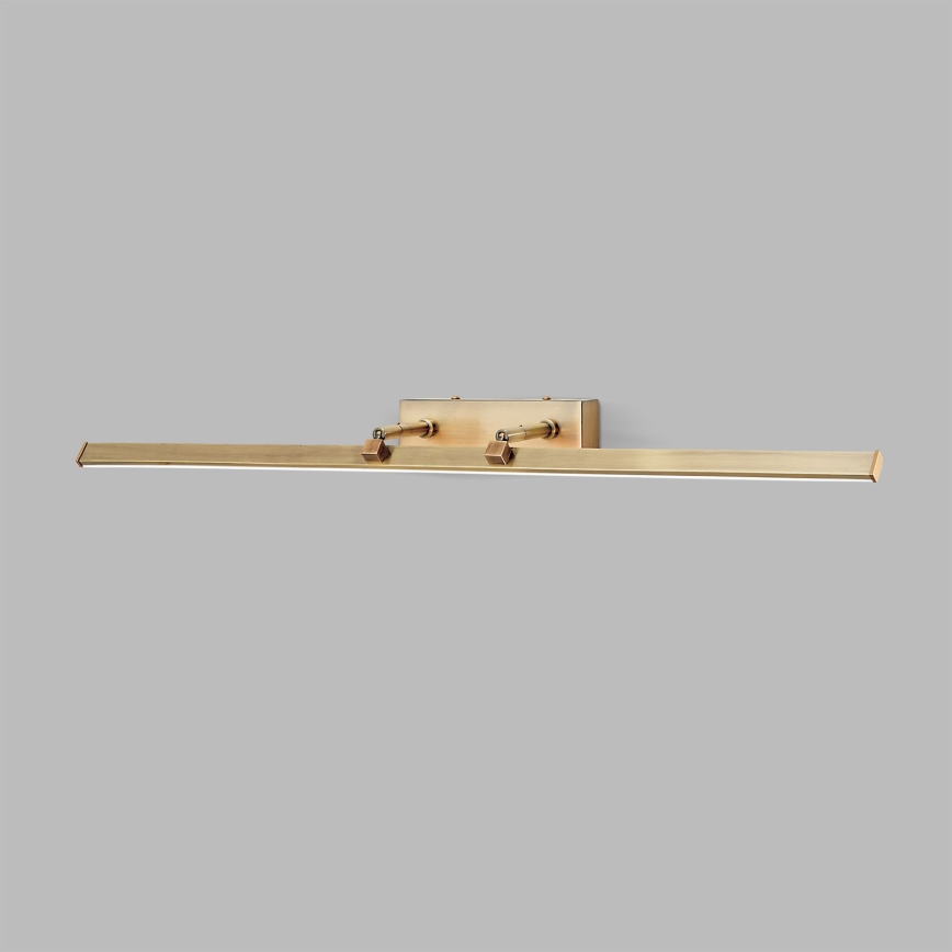 LED Kinkiet galeryjka PUBLIO LED/15W/230V 75 cm złoty/patyna