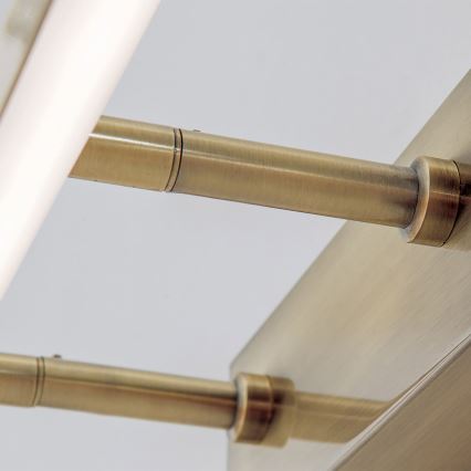 LED Kinkiet galeryjka PUBLIO LED/15W/230V 75 cm złoty/patyna