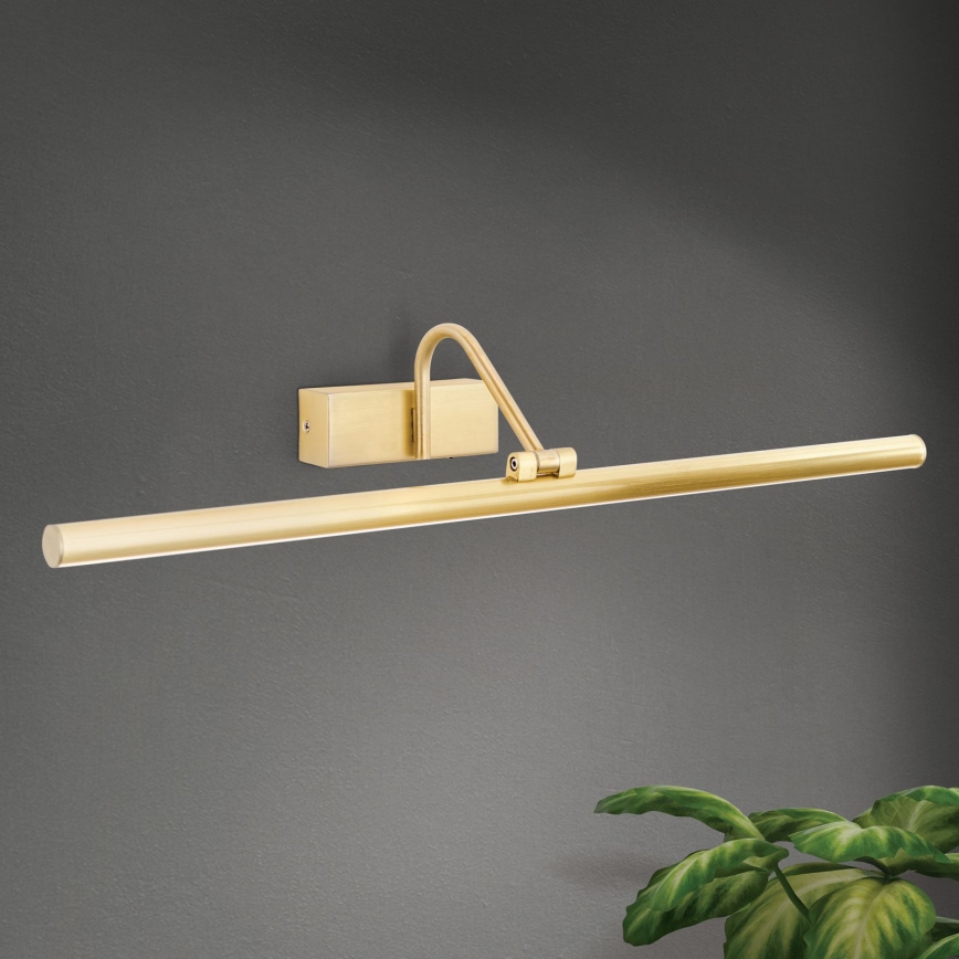 LED Kinkiet galeryjka PORTRAIT LED/12W/230V 60 cm złoty