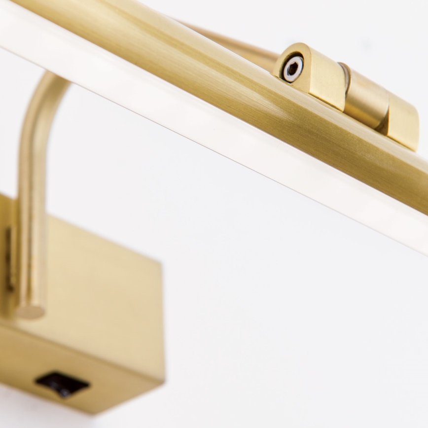 LED Kinkiet galeryjka PORTRAIT LED/12W/230V 60 cm złoty
