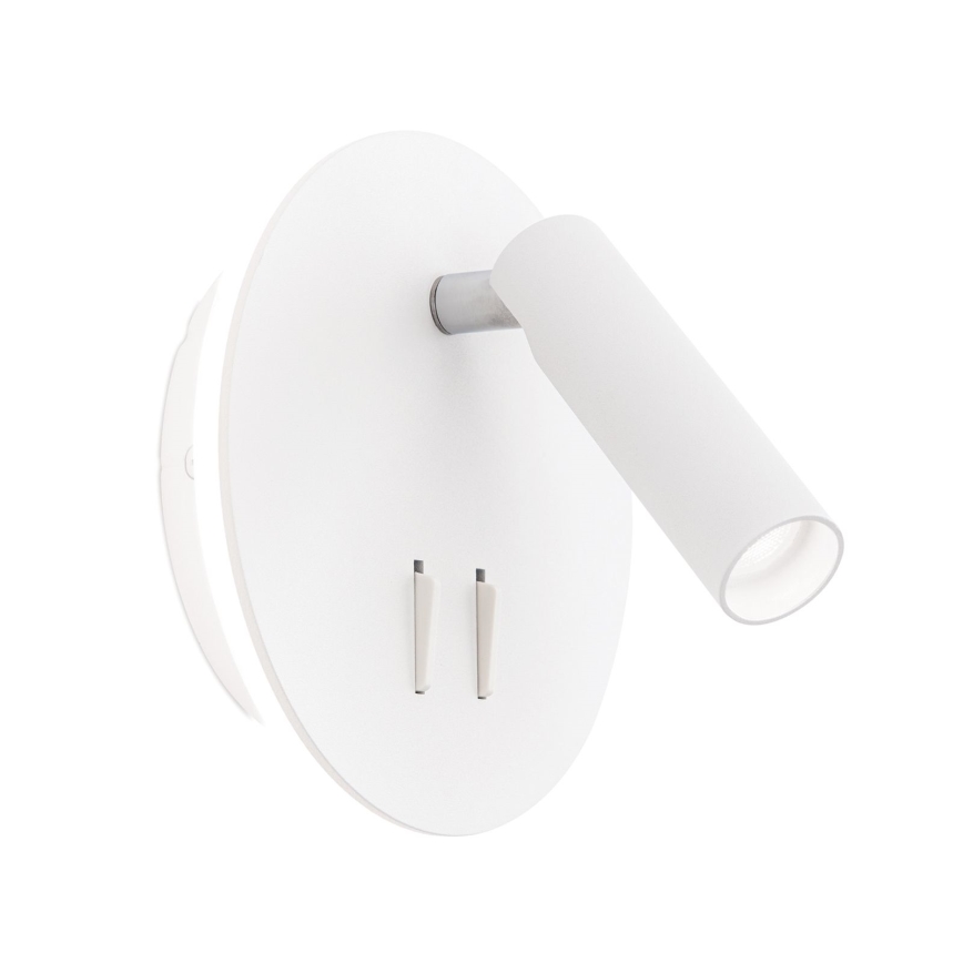 LED Kinkiet punktowy LENNY LED/6W/230V + LED/3W biały