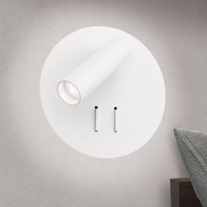 LED Kinkiet punktowy LENNY LED/6W/230V + LED/3W biały