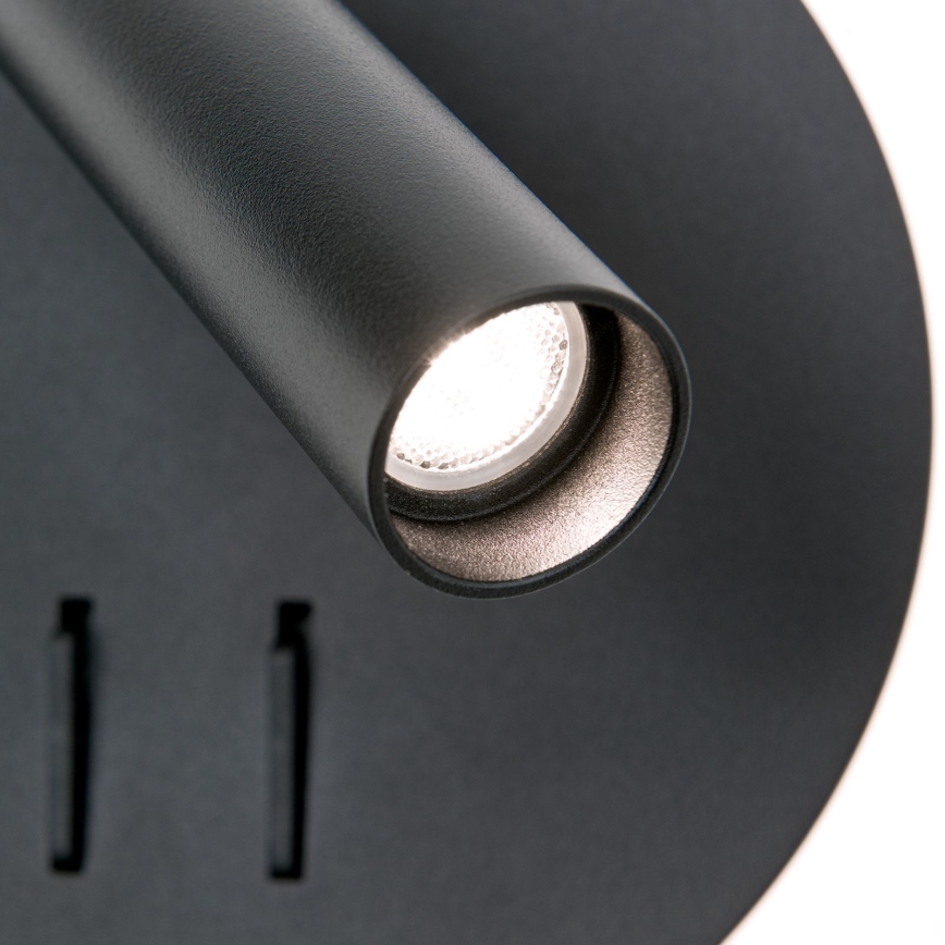 LED Kinkiet punktowy LENNY LED/6W/230V + LED/3W czarny