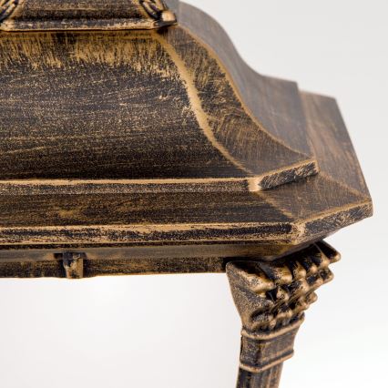 Zewnętrzna lampa wisząca AIKO 1xE27/60W/230V IP23 brąz/patina