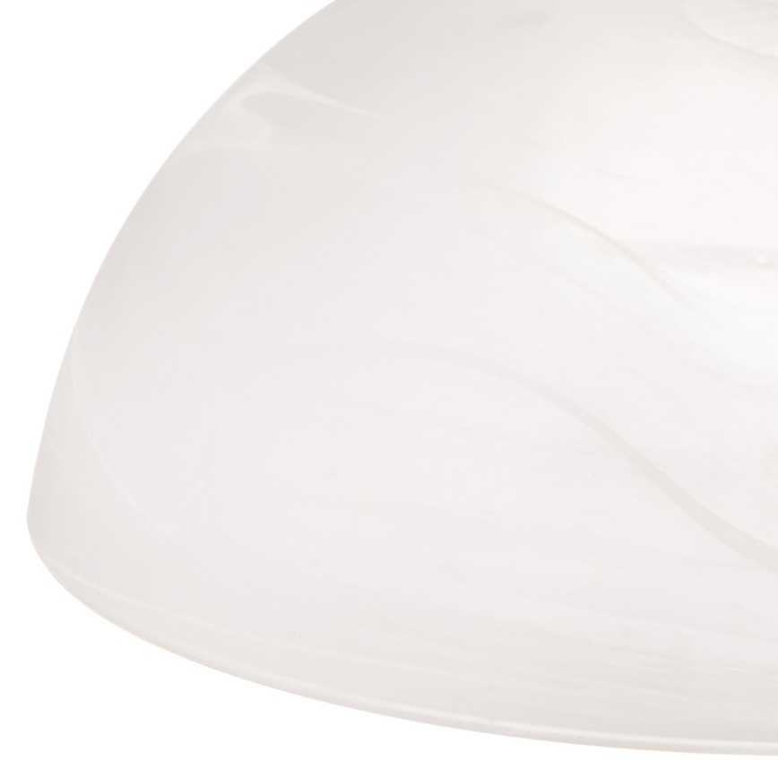 Żyrandol łańcuchowy RULA 1xE27/40W/230V śr. 35 cm biały/brązowy