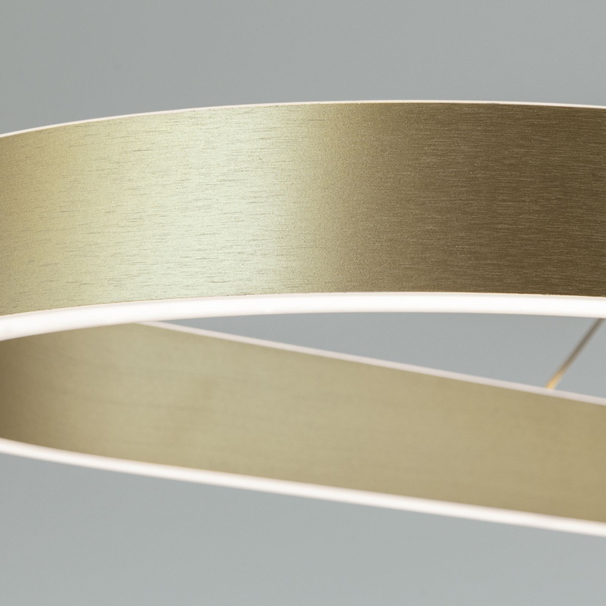 LED lampa wisząca na lince CARRARA LED/80W/230V 2700/3000/4000K złota