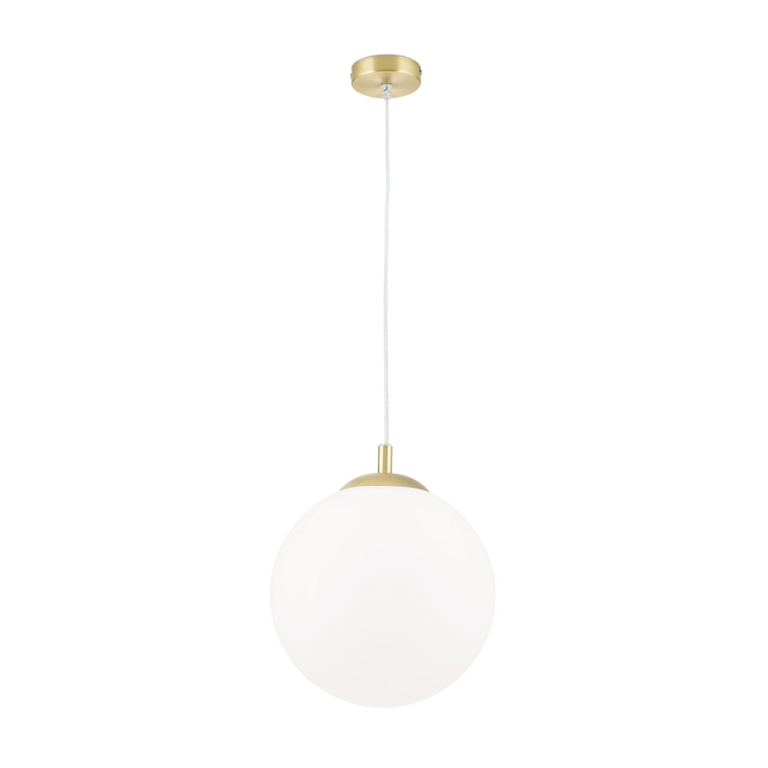 Lampa wisząca na lince MADIS 1xE27/60W/230V złota