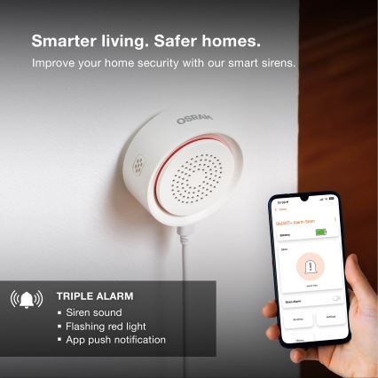 Osram - Alarm SMART+ 5V z łącznością Wi‑Fi