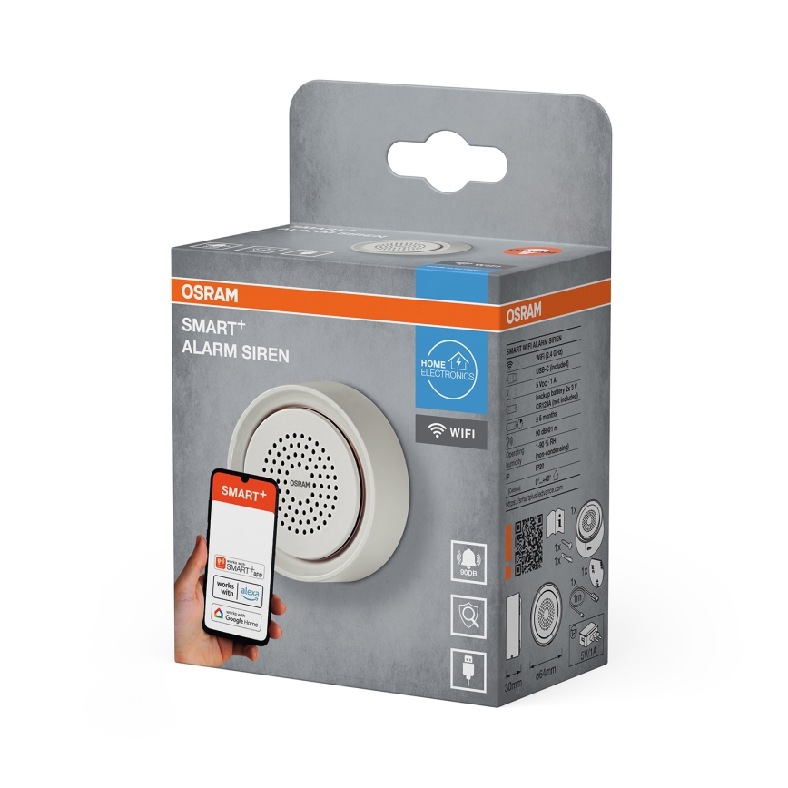Osram - Alarm SMART+ 5V z łącznością Wi‑Fi