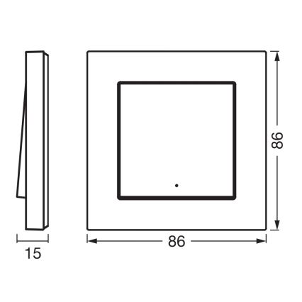 Osram - Bezprzewodowy jednoprzyciskowy włącznik SMART+ 5V Wi-Fi