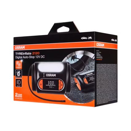 Osram - Cyfrowy kompresor TYREinflate 2120 180W/12V