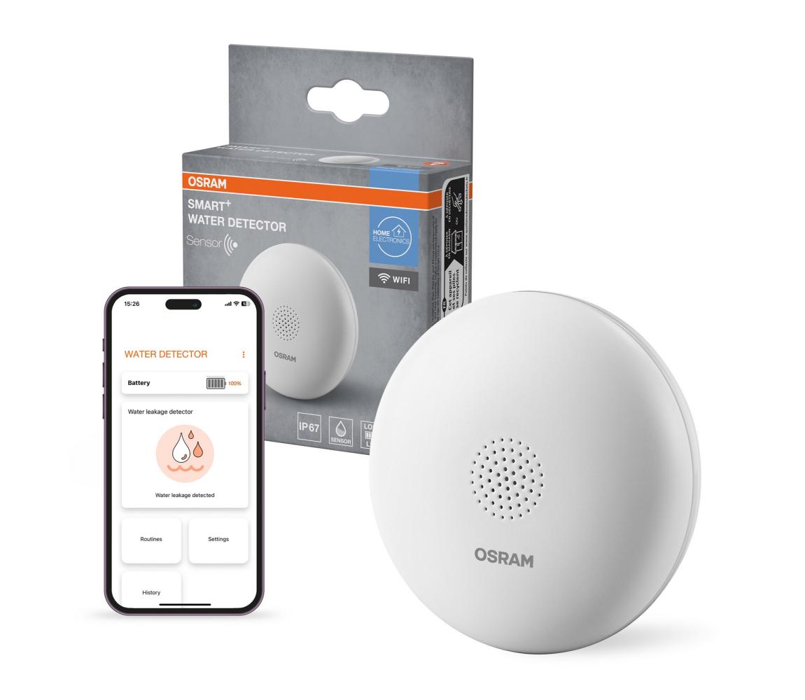 Osram - Czujnik zalania SMART+ 3V Wi-Fi IP67 1400 mAh