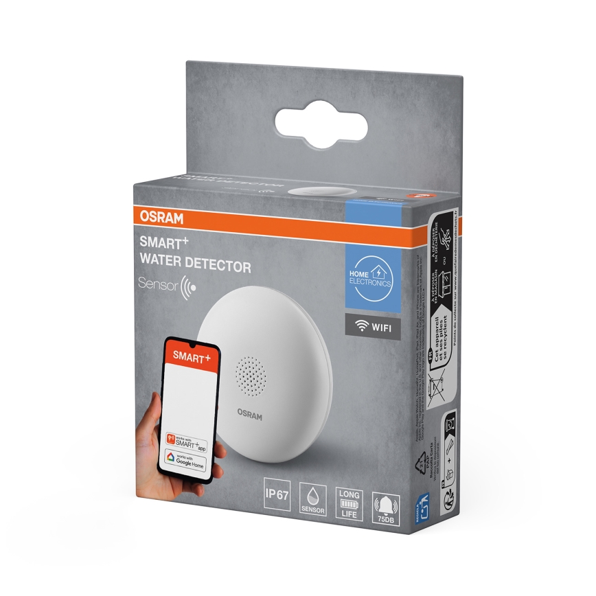 Osram - Czujnik zalania SMART+ 3V Wi-Fi IP67 1400 mAh