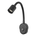 Osram - Elastyczna lampa ścienna PLUG TUBE FLEX 1xGU10/5W/230V czarna