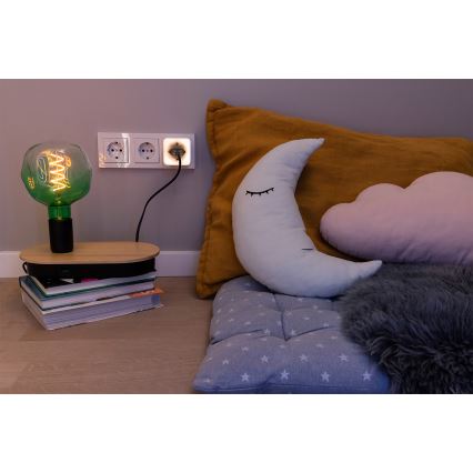 Osram - Gniazdo ściemnialne LED z lampką nocną SCHUKO SMART+ NIGHTLIGHT 3680W/230V Wi-Fi