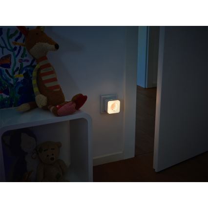 Osram - Gniazdo ściemnialne LED z lampką nocną SCHUKO SMART+ NIGHTLIGHT 3680W/230V Wi-Fi