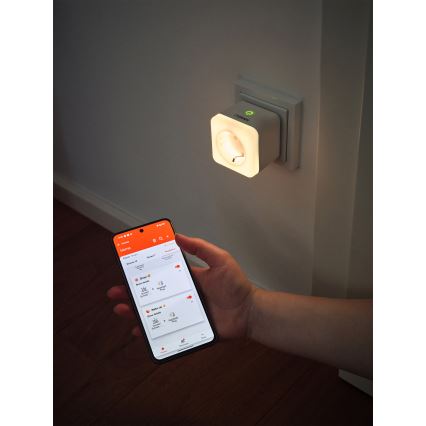 Osram - Gniazdo ściemnialne LED z lampką nocną SCHUKO SMART+ NIGHTLIGHT 3680W/230V Wi-Fi