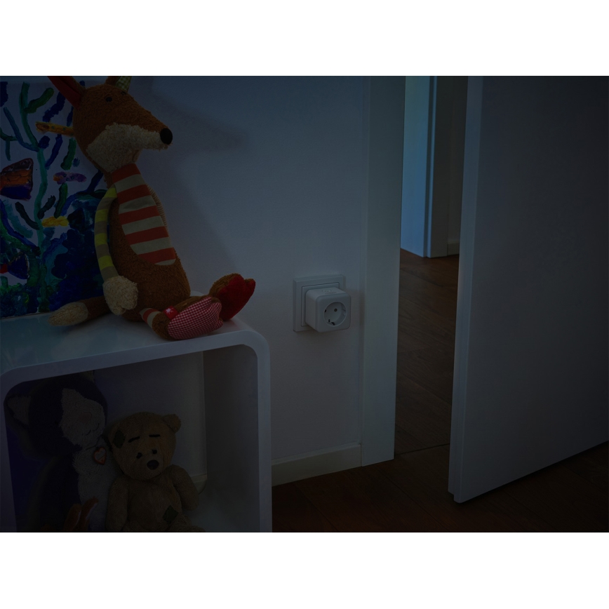 Osram - Gniazdo ściemnialne LED z lampką nocną SCHUKO SMART+ NIGHTLIGHT 3680W/230V Wi-Fi