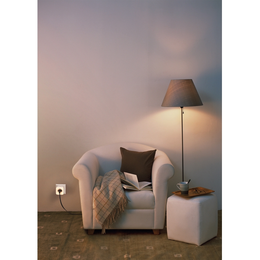 Osram - Gniazdo ściemnialne LED z lampką nocną SCHUKO SMART+ NIGHTLIGHT 3680W/230V Wi-Fi