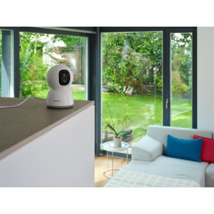 Osram - Inteligentna kamera wewnętrzna 360° z czujnikiem 2K SMART+ 230V Wi‑Fi