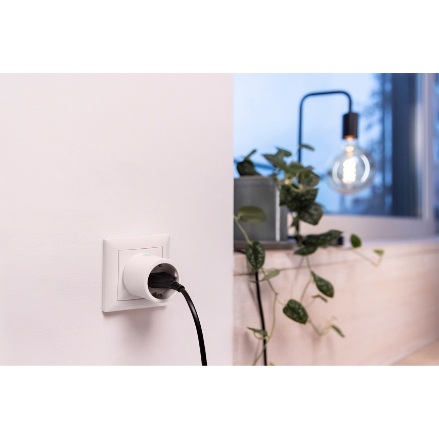 Osram - Inteligentne gniazdko SMART+ MATTER SCHUKO 2300W/230V/10A Wi-Fi białe