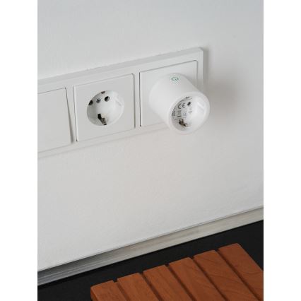 Osram - Inteligentne gniazdko SMART+ MATTER SCHUKO 2300W/230V/10A Wi-Fi białe