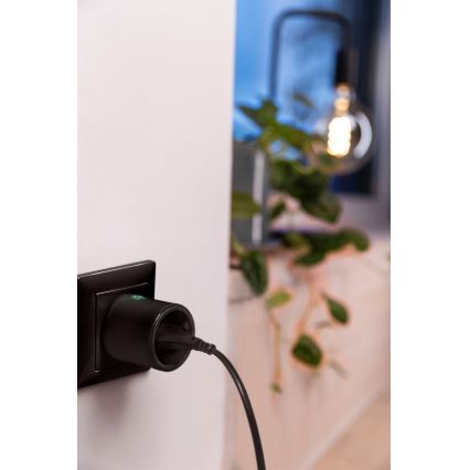 Osram - Inteligentne gniazdko SMART+ MATTER SCHUKO 2300W/230V/10A Wi-Fi czarne