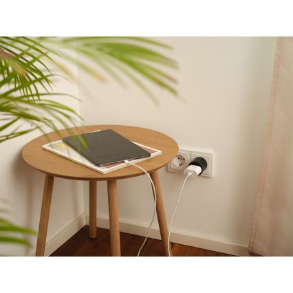Osram - Inteligentne gniazdko SMART+ MATTER SCHUKO 2300W/230V/10A Wi-Fi czarne