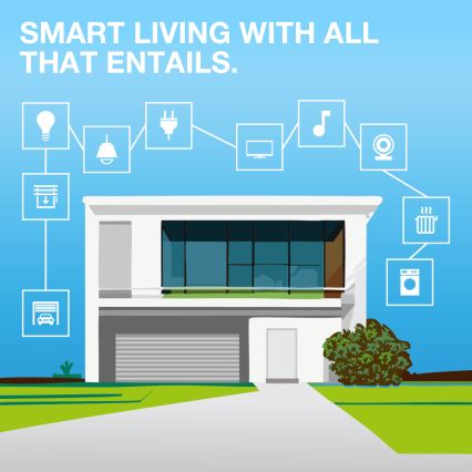 Osram - Inteligentne gniazdko SMART+ MATTER SCHUKO 2300W/230V/10A Wi-Fi czarne