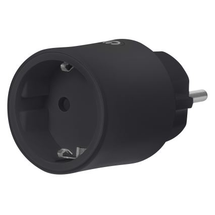 Osram - Inteligentne gniazdko SMART+ MATTER SCHUKO 2300W/230V/10A Wi-Fi czarne