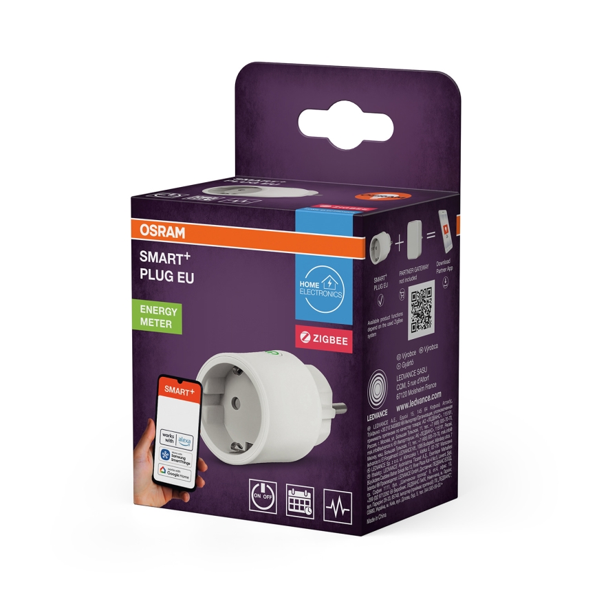 Osram - Inteligentne gniazdko SMART+ SCHUKO 2300W/230V/10A białe