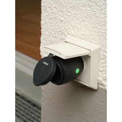 Osram - Inteligentne gniazdo zewnętrzne SMART+ MATTER SCHUKO 3680W/230V/16A IP44 Wi-Fi