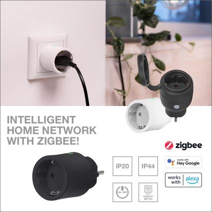 Osram - Inteligentne zewnętrzne gniazdo SMART+ SCHUKO 3680W/230V/16A IP44