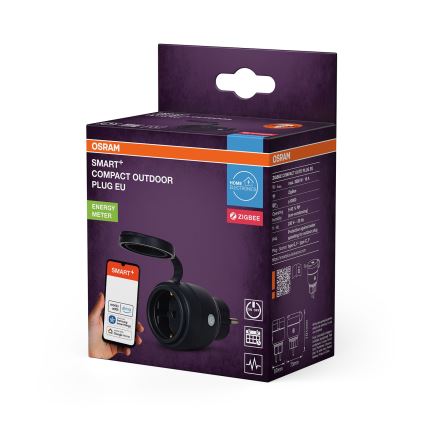 Osram - Inteligentne zewnętrzne gniazdo SMART+ SCHUKO 3680W/230V/16A IP44