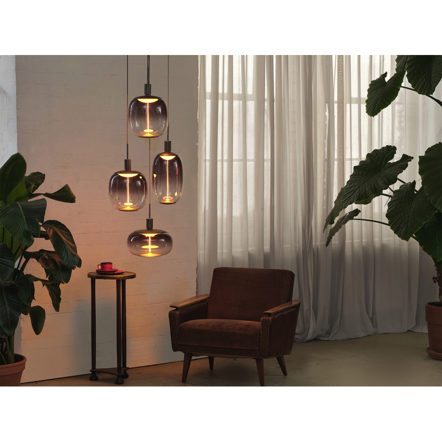 Osram - Kabel zasilający NEEDLE PENDANT 4xE27/25W/230V antracyt