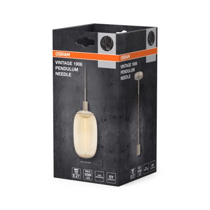 Osram - Kabel zasilający PENDULUM NEEDLE 1xE27/15W/230V beżowy